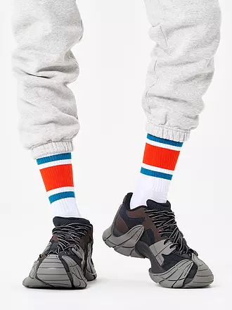 HAPPY SOCKS | Herren Socken SIMPLE STRIPE 41-46 white | 